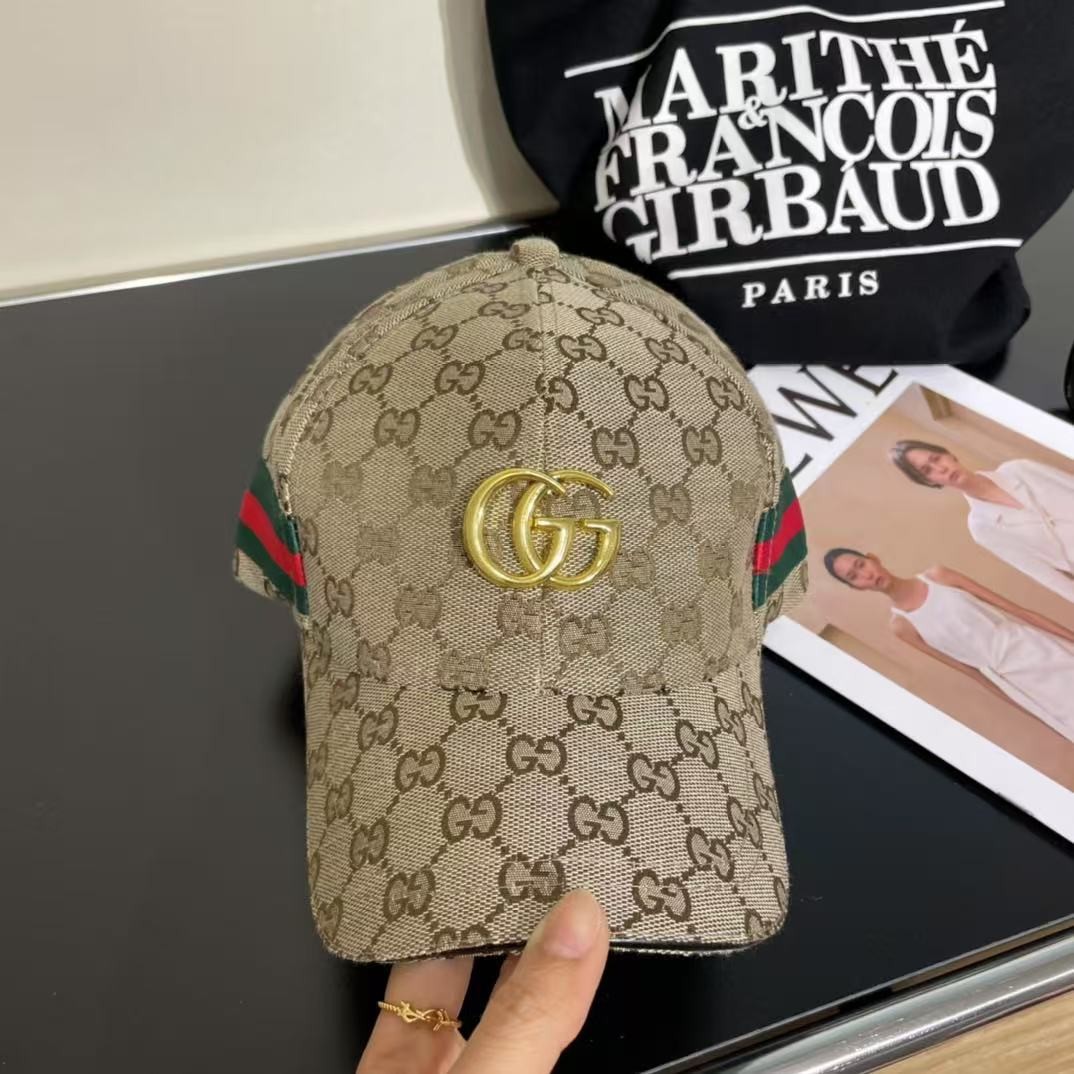 [#490o] GUCCI baseball cap peaked c ap hat