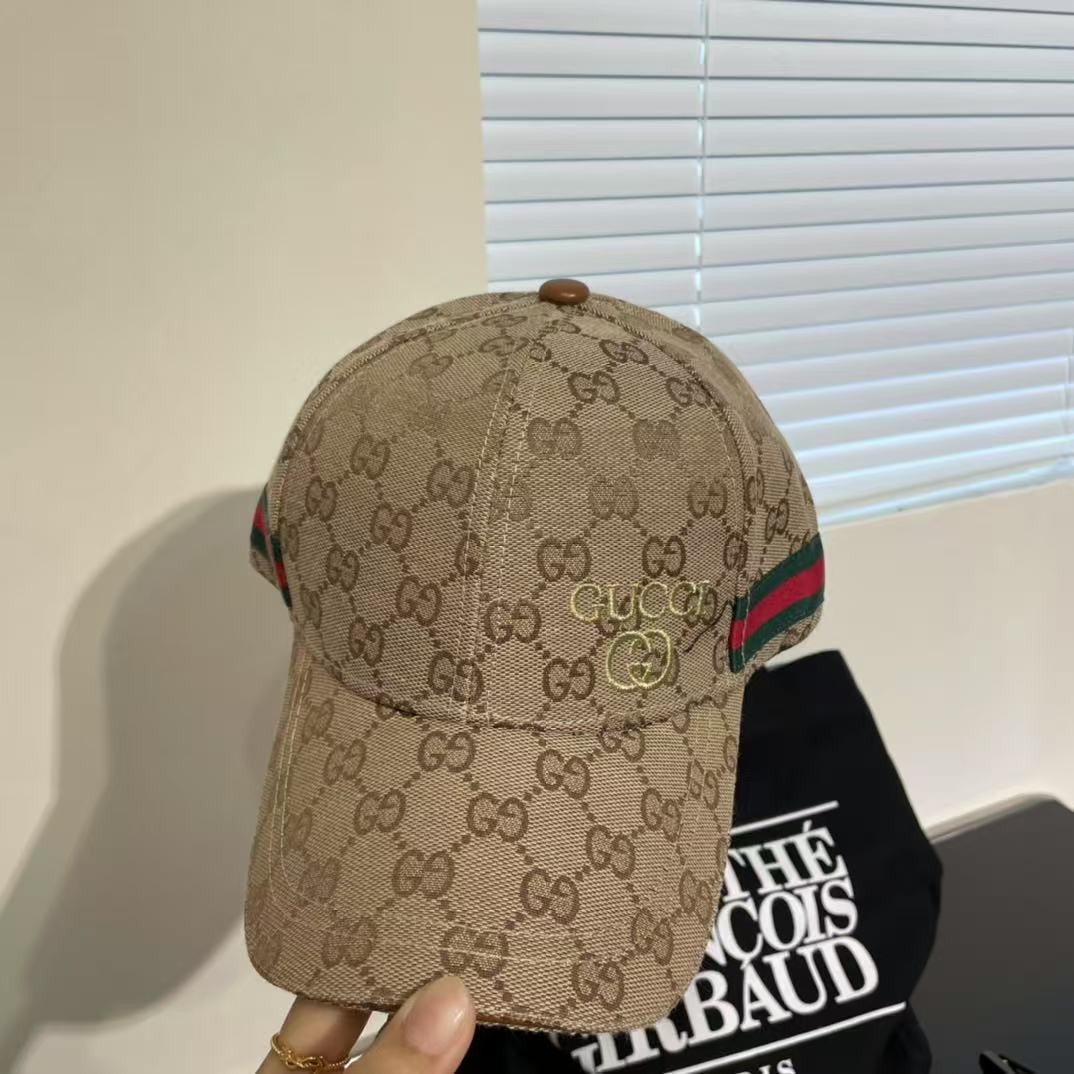 [#4826] GUCCI baseball cap peaked c ap hat