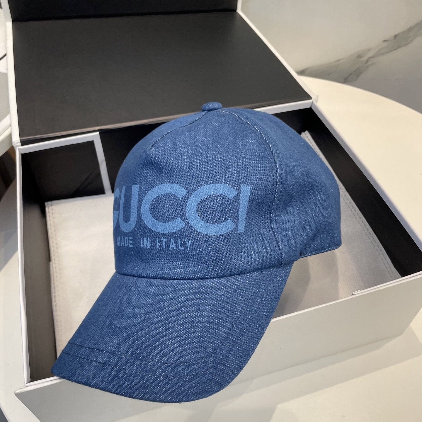 [#4936] GUCCI baseball cap peaked c ap hat