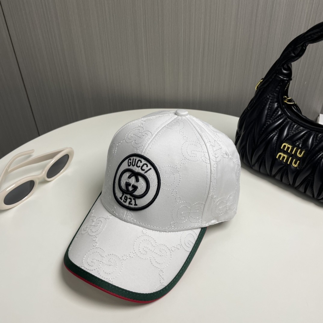[#5009] GUCCI baseball cap peaked c ap hat