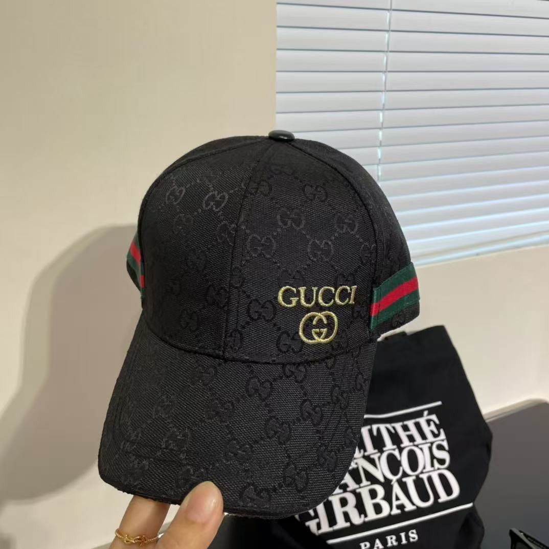 [#4825] GUCCI baseball cap peaked c ap hat