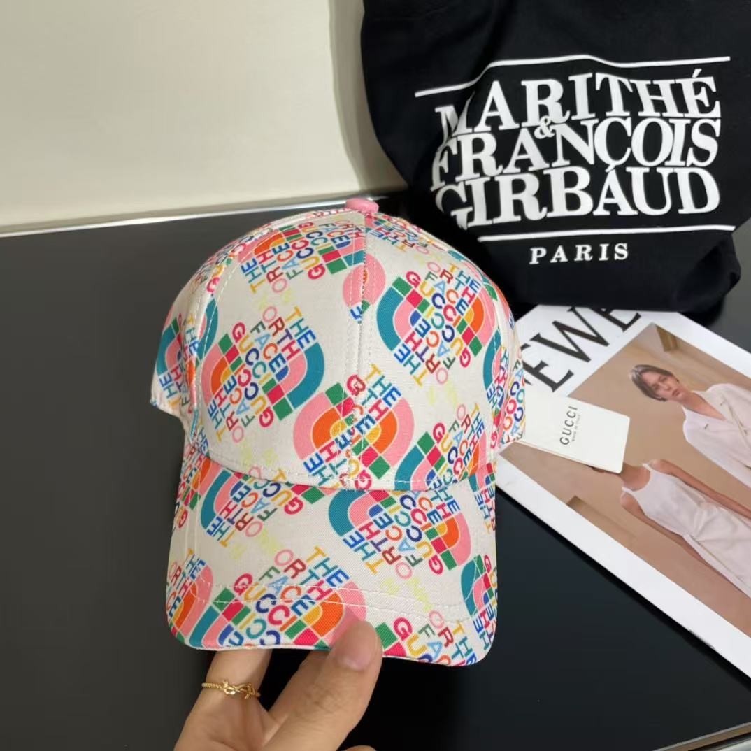 [#4903] GUCCI baseball cap peaked c ap hat