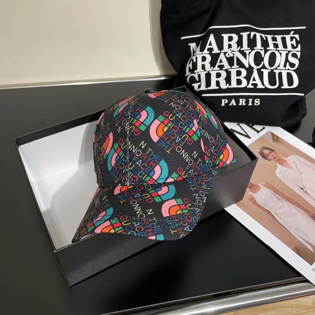 [#4905] GUCCI baseball cap peaked c ap hat