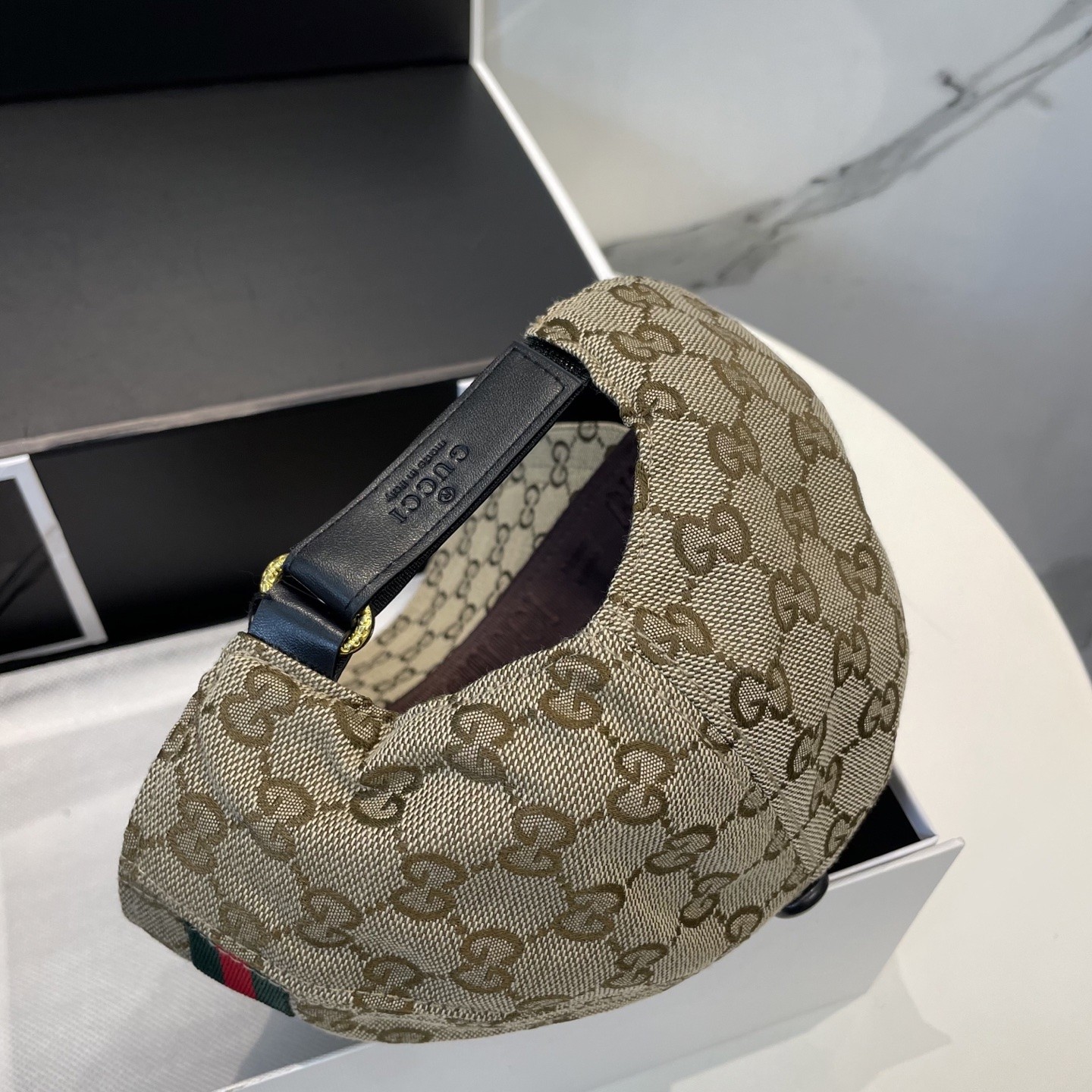 [#4925] GUCCI baseball cap peaked c ap hat