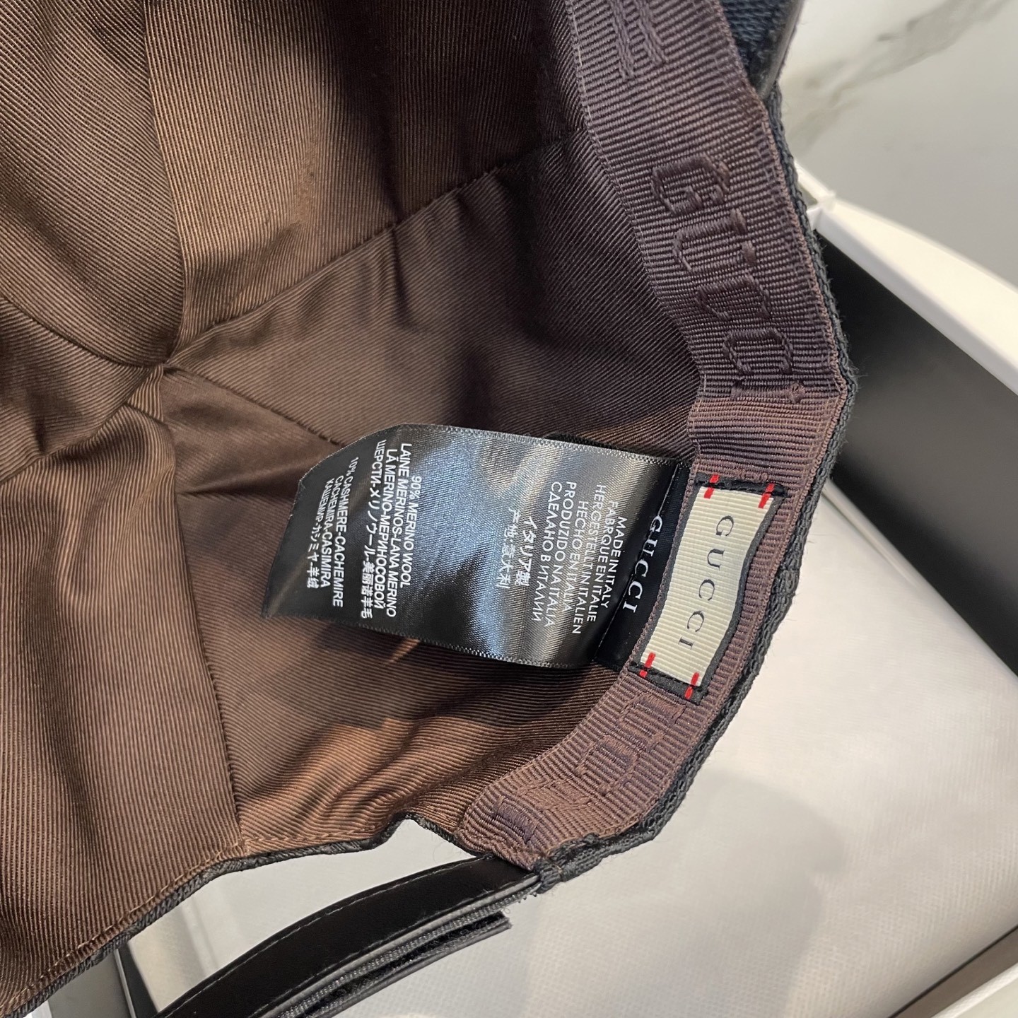 [#4934] GUCCI baseball cap peaked c ap hat