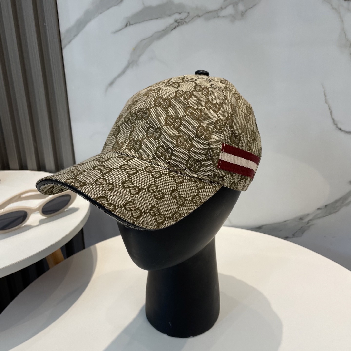 [#4924] GUCCI baseball cap peaked c ap hat