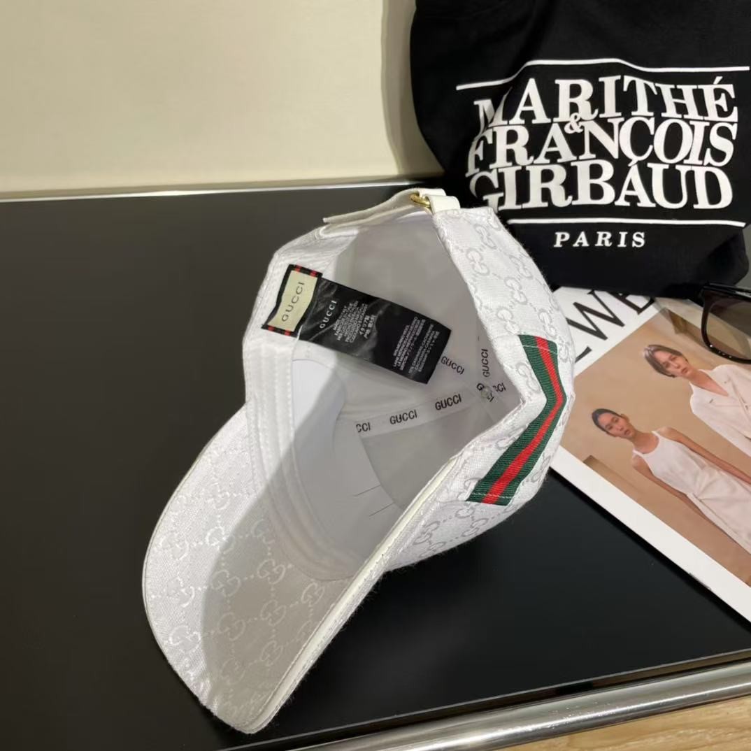 [#4824] GUCCI baseball cap peaked c ap hat