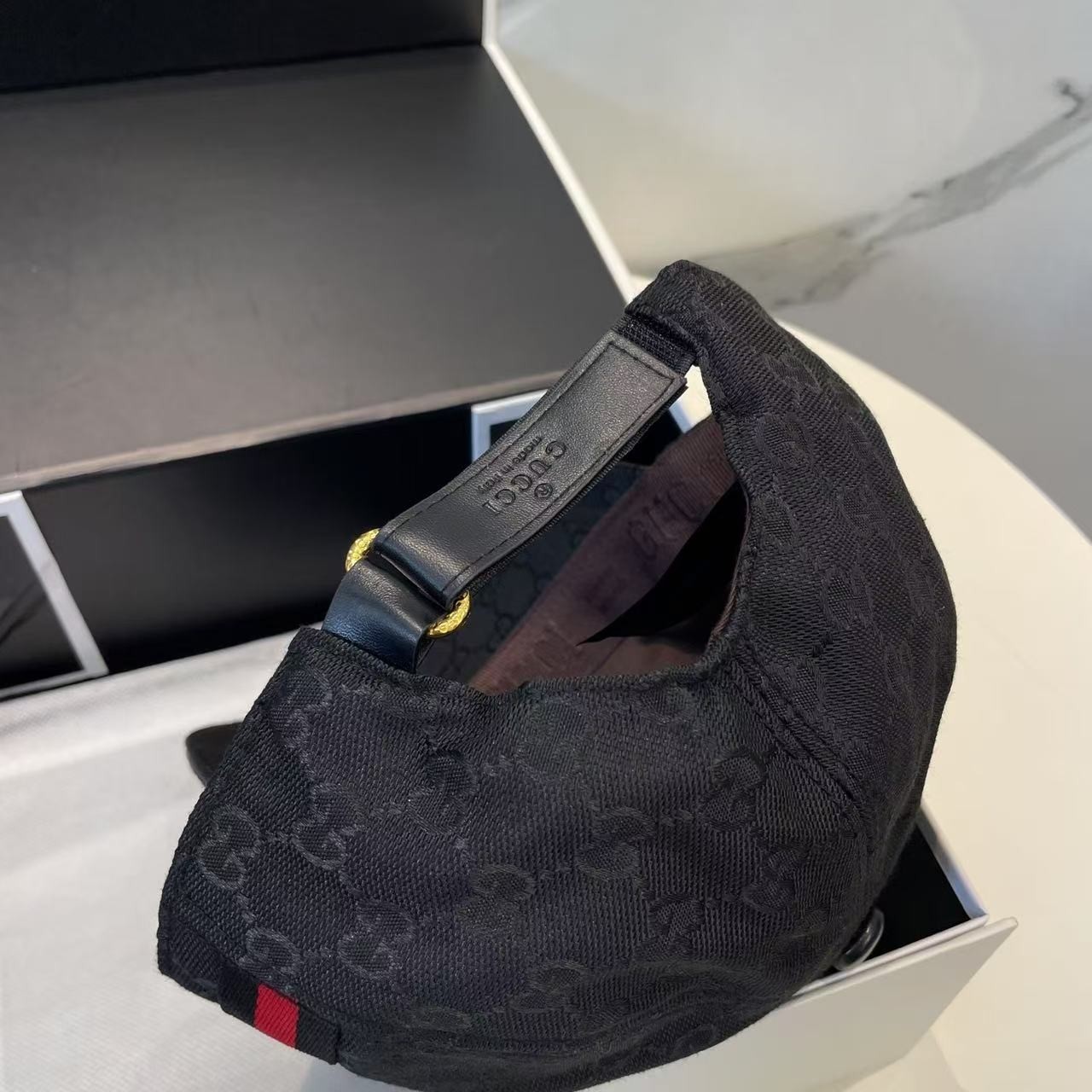 [#4909] GUCCI baseball cap peaked c ap hat