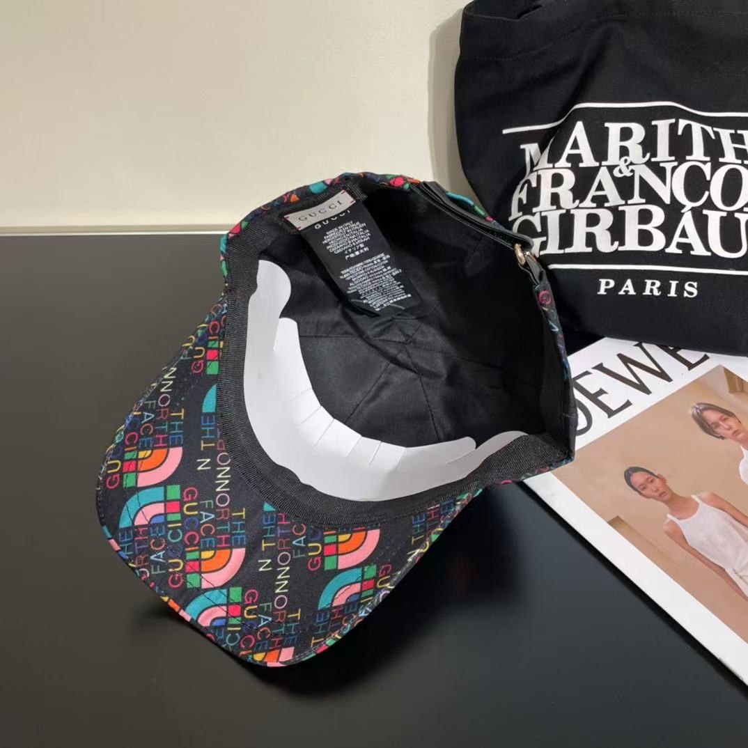 [#4905] GUCCI baseball cap peaked c ap hat