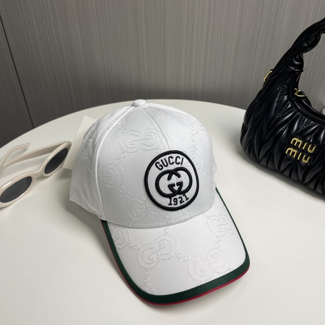 [#5009] GUCCI baseball cap peaked c ap hat
