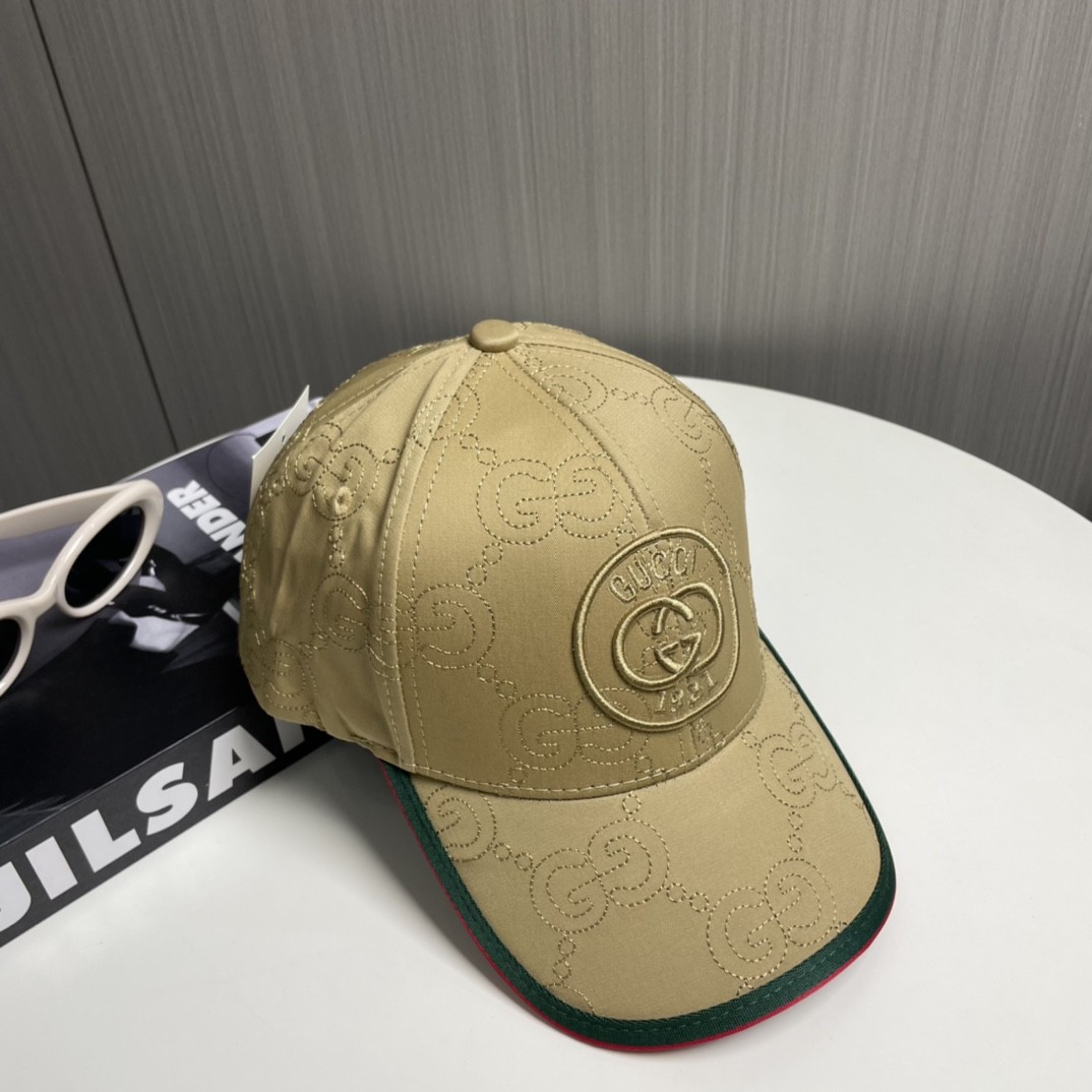 [#5010] GUCCI baseball cap peaked c ap hat