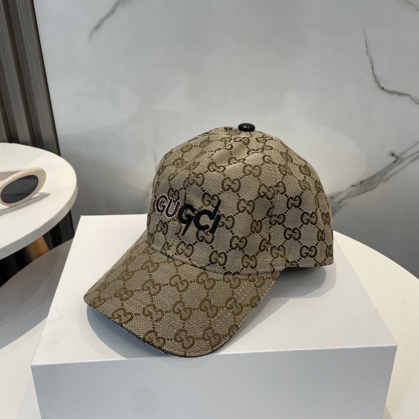[#4927] GUCCI baseball cap peaked c ap hat