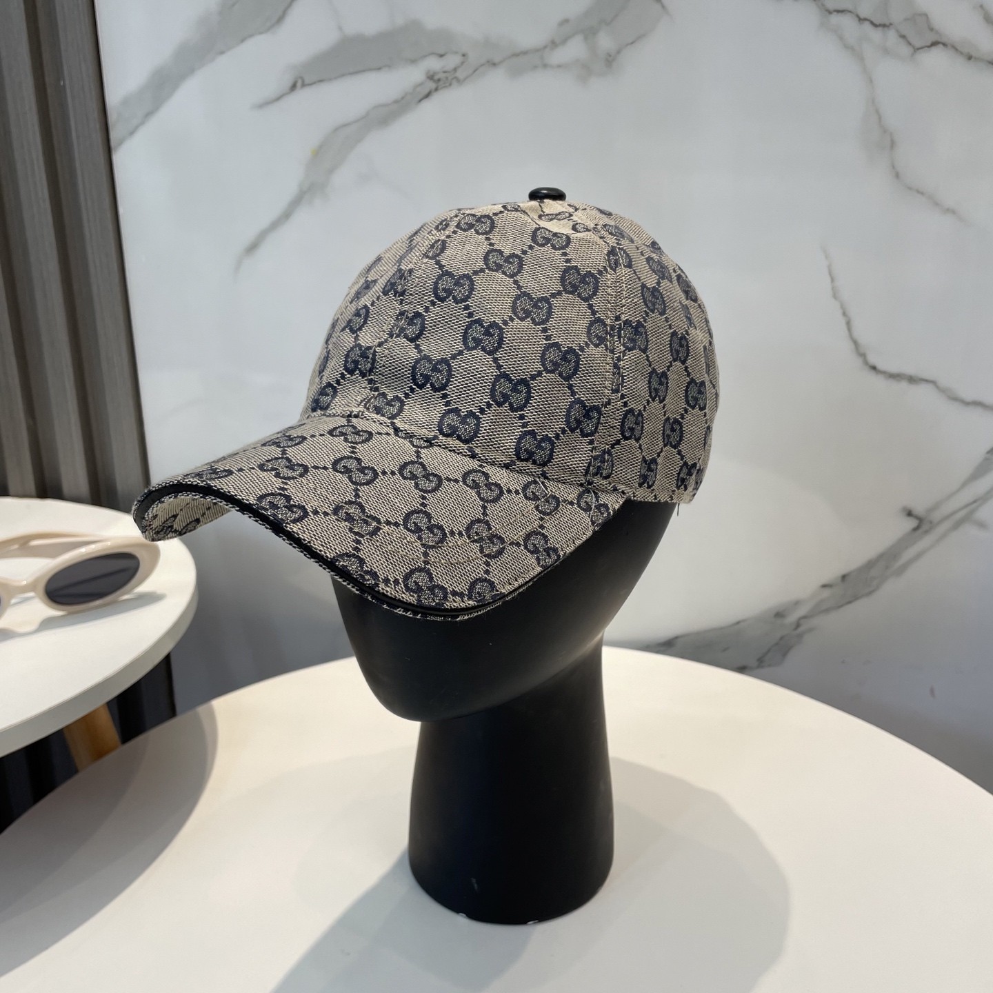 [#4933] GUCCI baseball cap peaked c ap hat