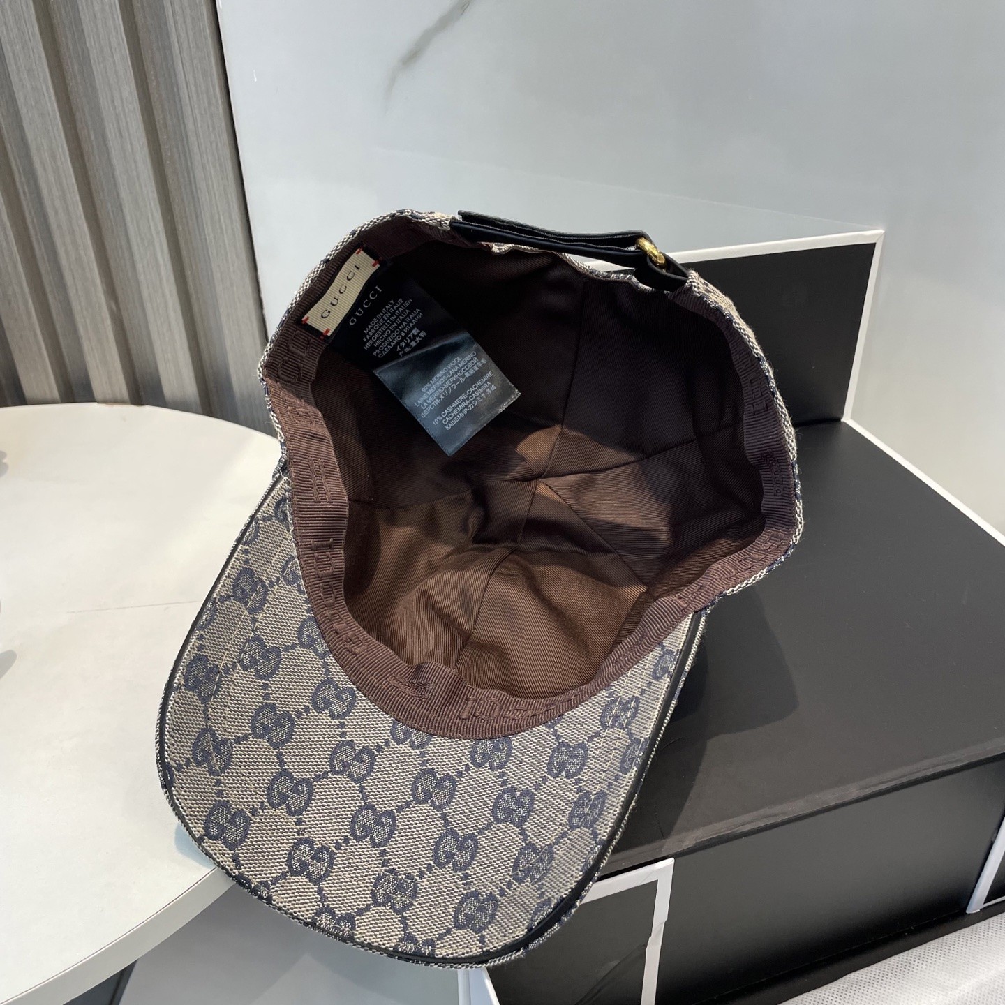 [#4922] GUCCI baseball cap peaked c ap hat