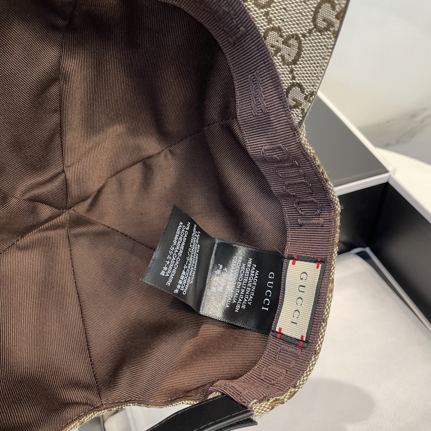 [#4924] GUCCI baseball cap peaked c ap hat