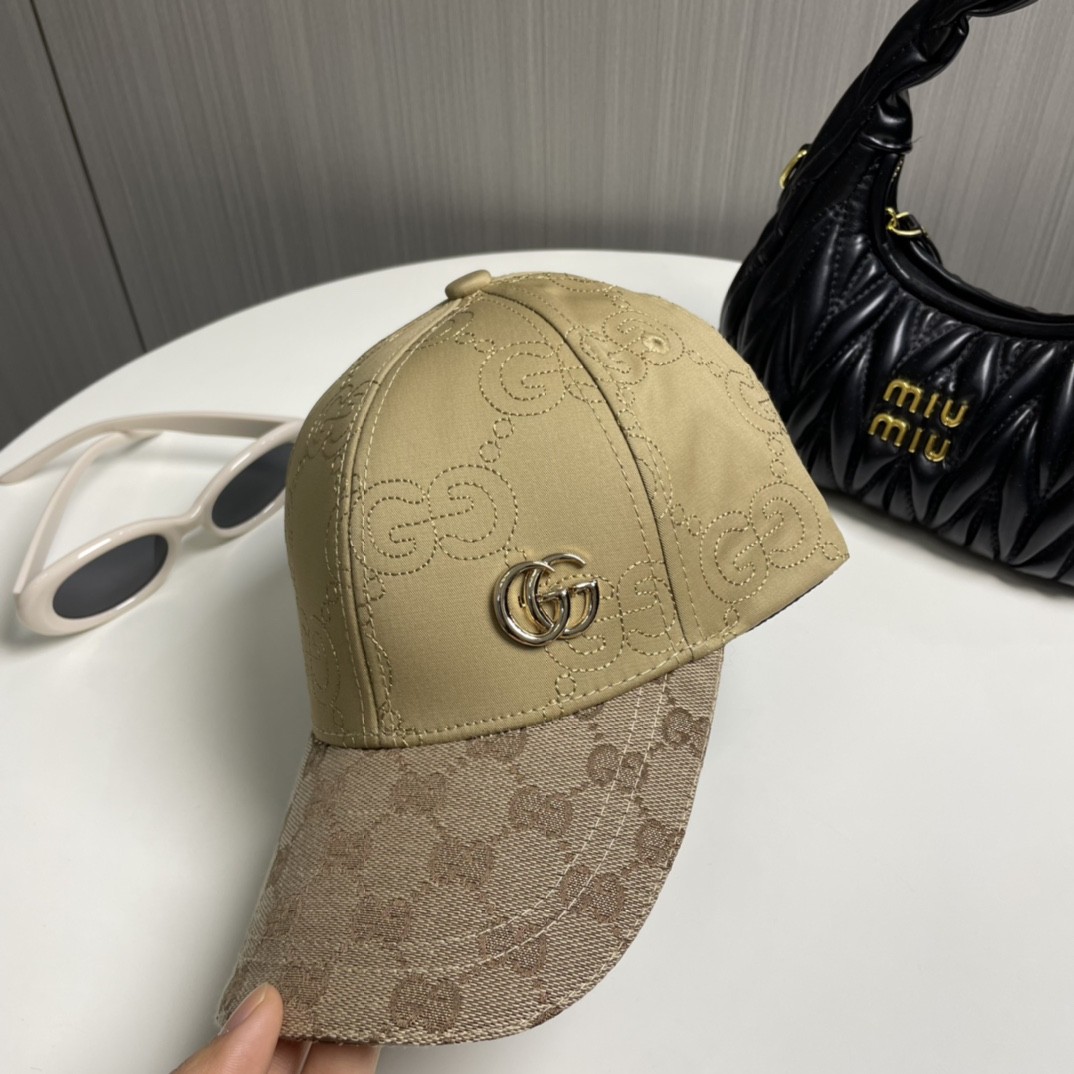 [#5005] GUCCI baseball cap peaked c ap hat