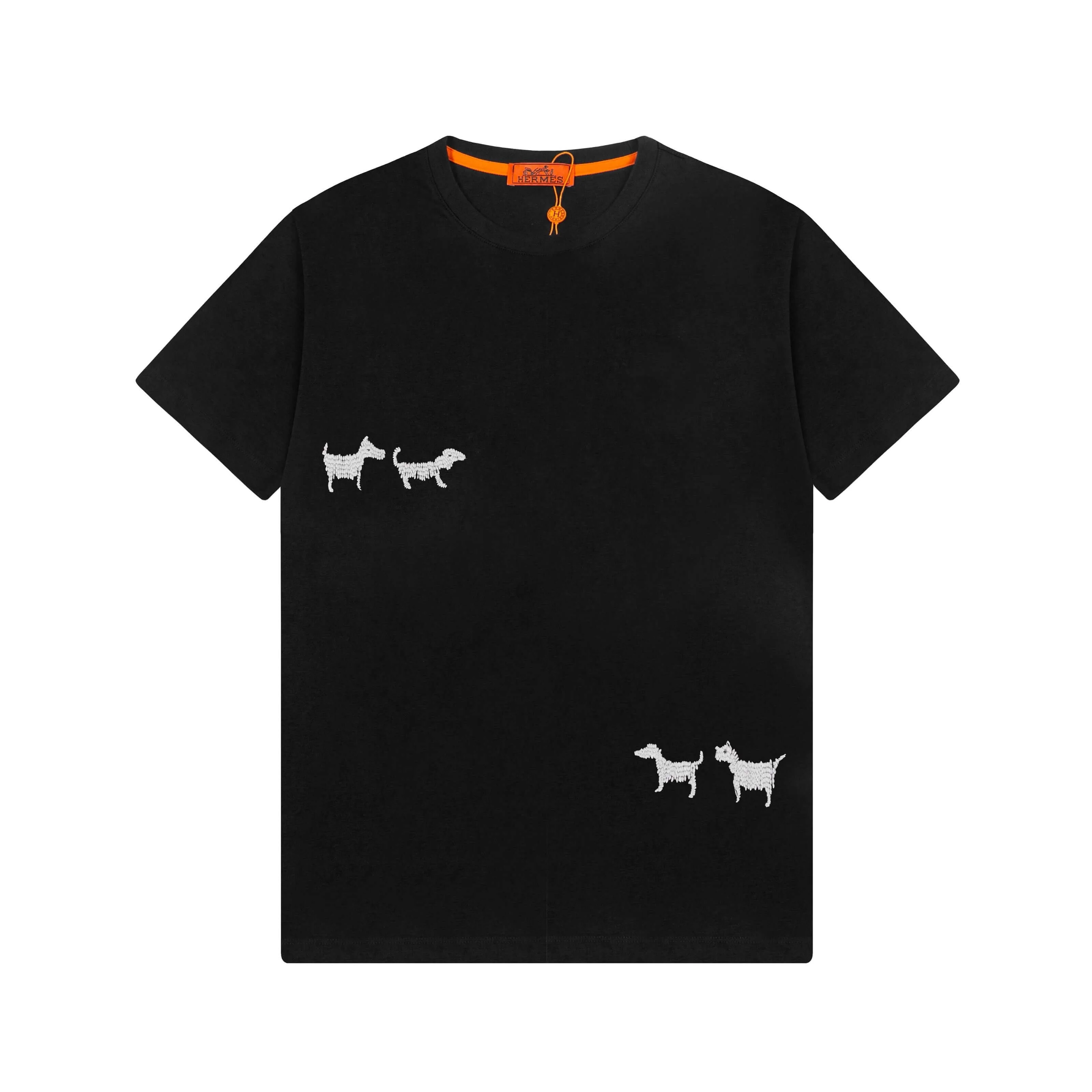 Dog Embroidery T Shirt