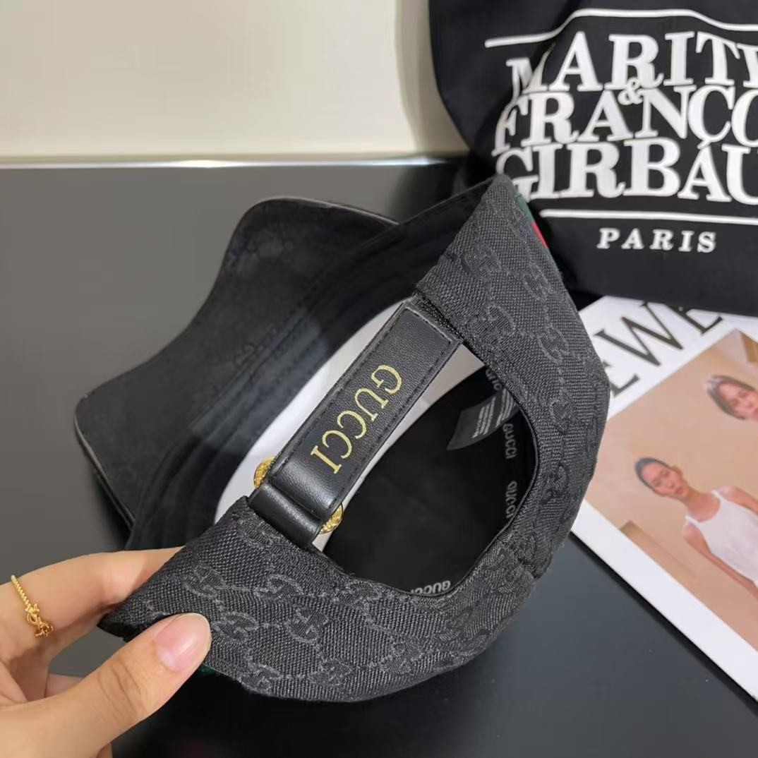[#4830] GUCCI baseball cap peaked c ap hat