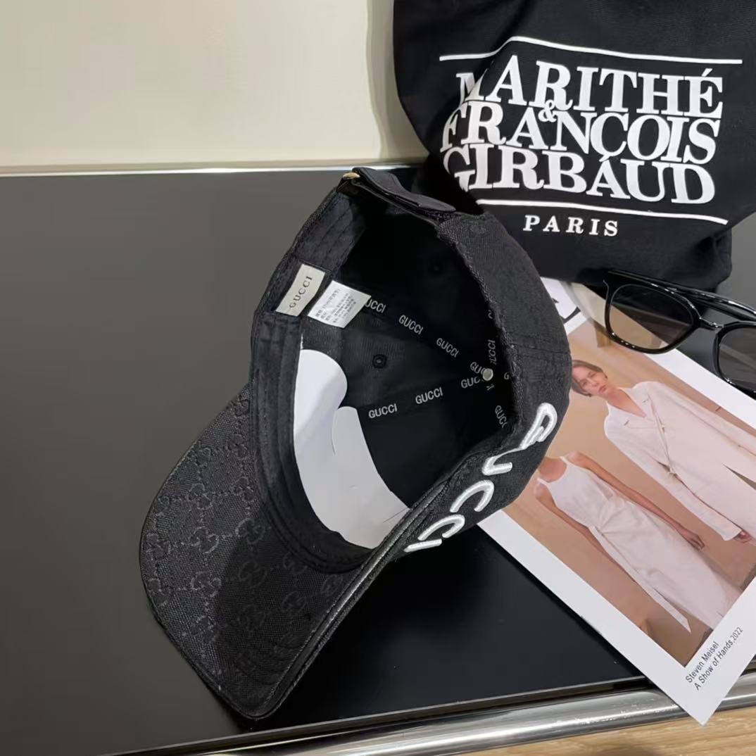[#4819] GUCCI baseball cap peaked c ap hat