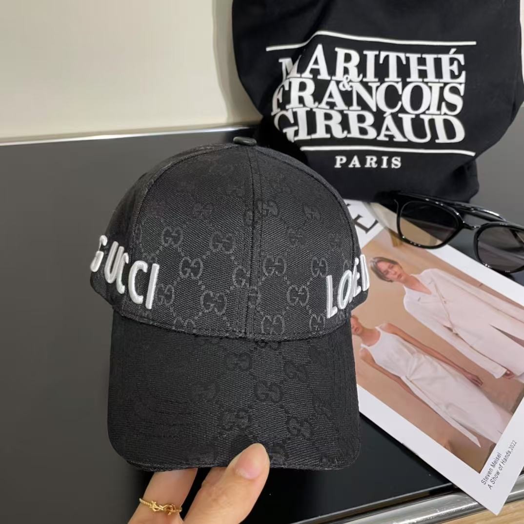 [#4819] GUCCI baseball cap peaked c ap hat