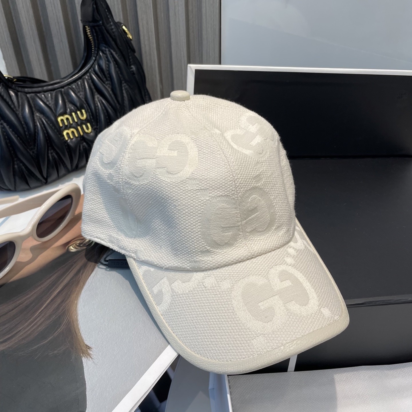 [#5001] GUCCI baseball cap peaked c ap hat