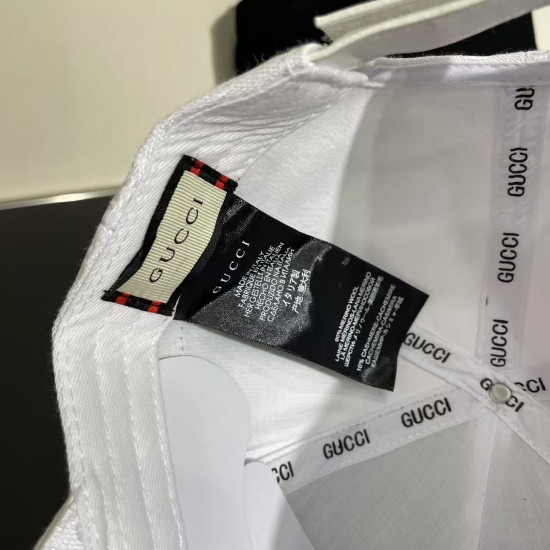 [#4824] GUCCI baseball cap peaked c ap hat