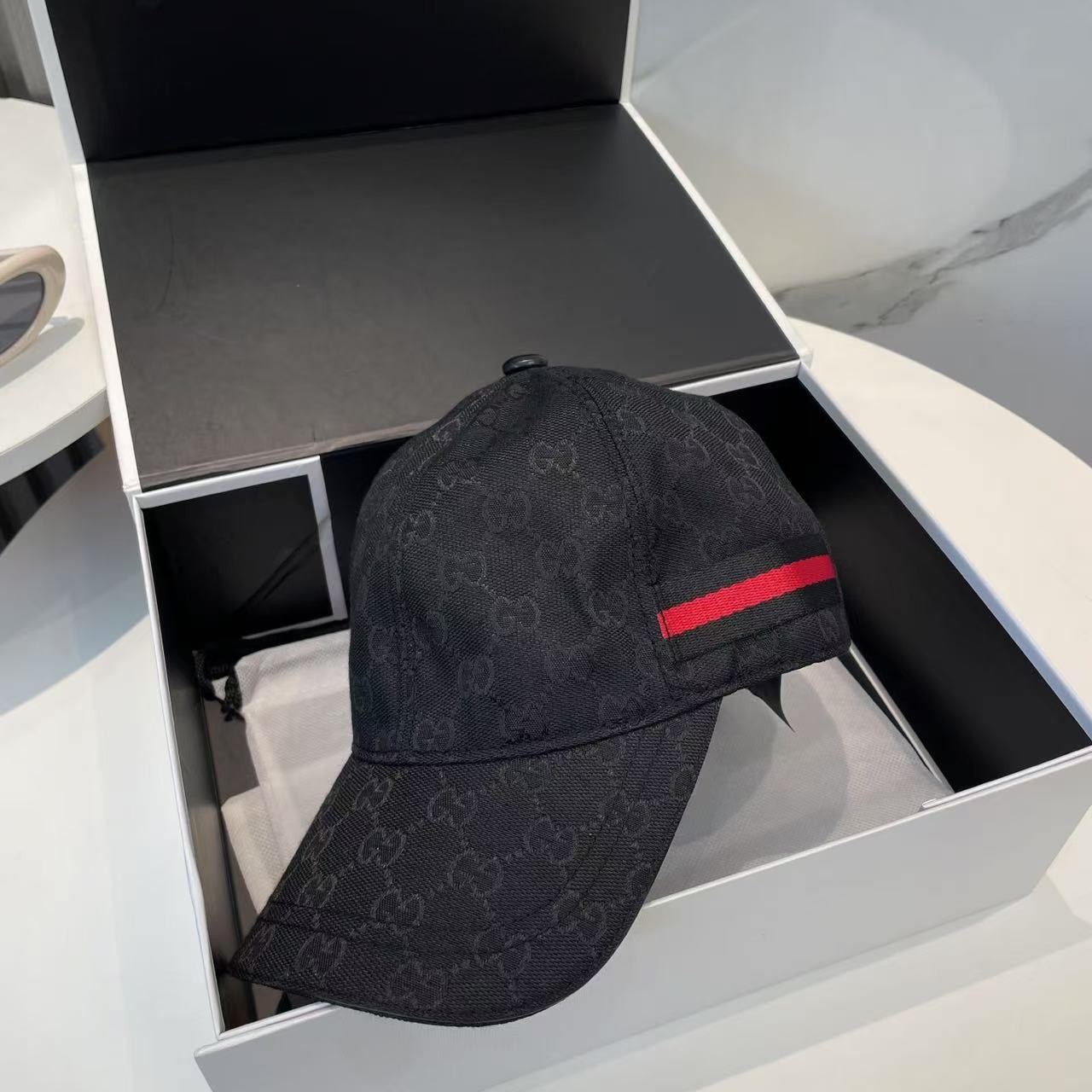 [#4909] GUCCI baseball cap peaked c ap hat