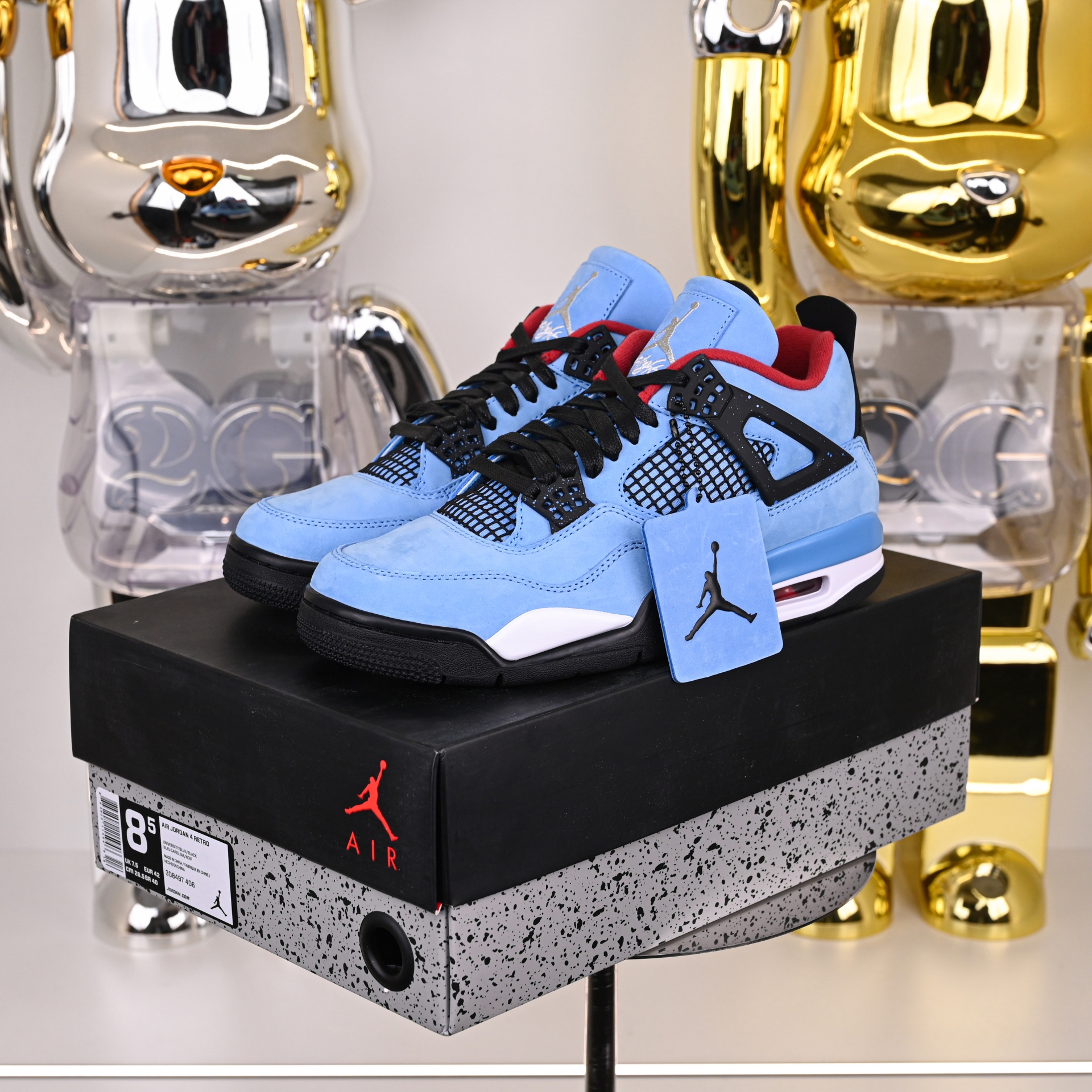 TRAVIS SCOTT X AIR JORDAN 4 RETRO 'CACTUS JACK' FRIENDS & FAMILY 308497-406