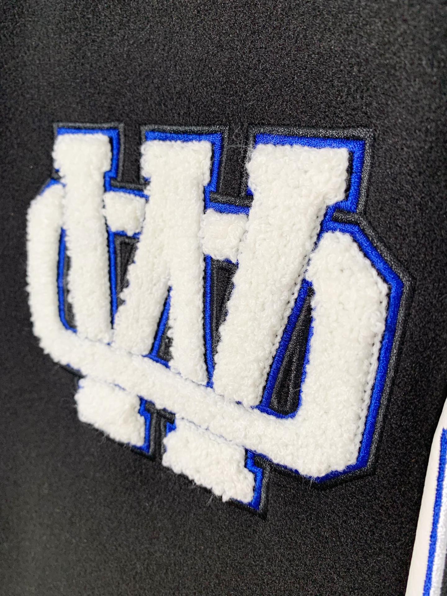 Off white Ow  Black/ivory bomber jacket