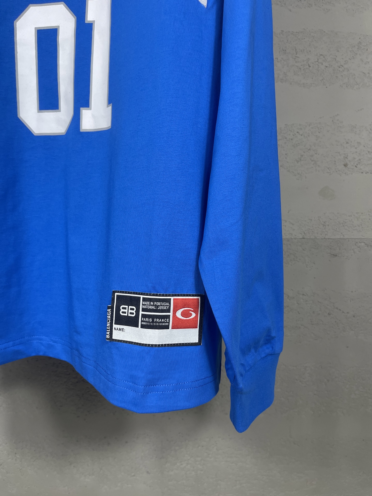 Balanciag@ Jersey Long Sleeves Tee 2025