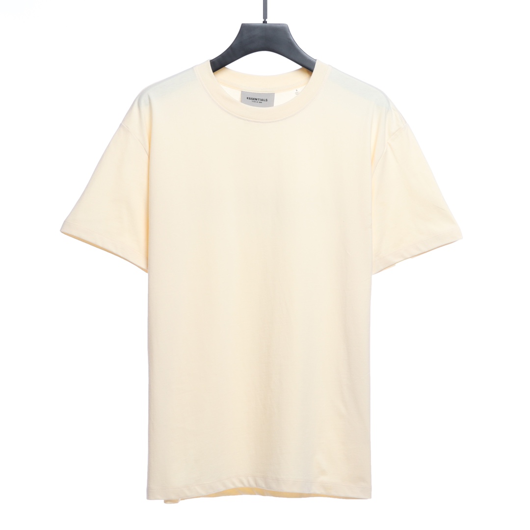 Essentials back silicone letter short sleeve