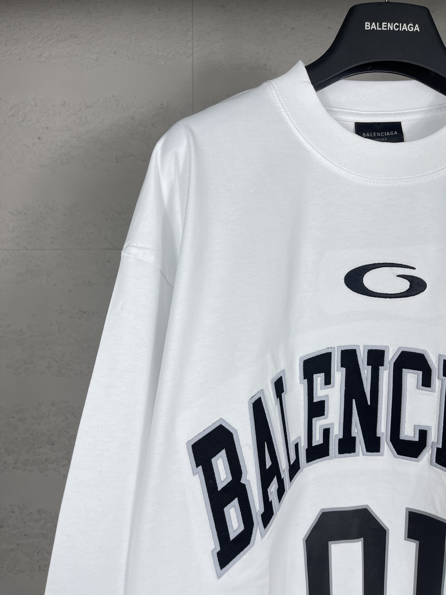 Balanciag@ Jersey Long Sleeves Tee 2025