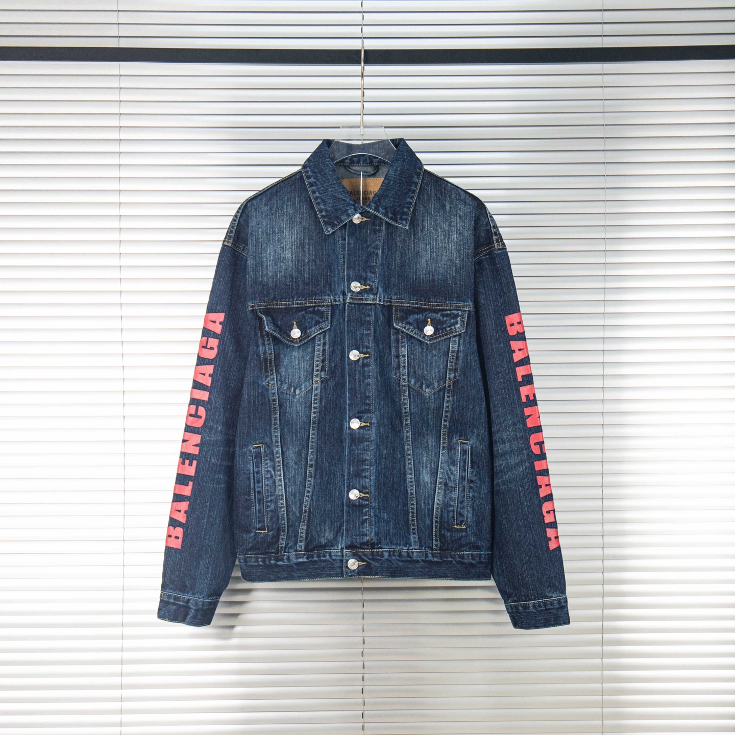 Balancig* Heart Denim Jacket
