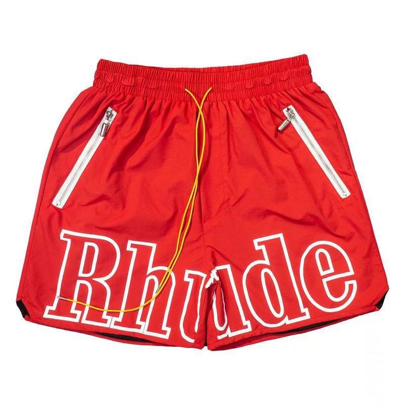 RHUDE Letter 3M Reflective Casual Sports Shorts
