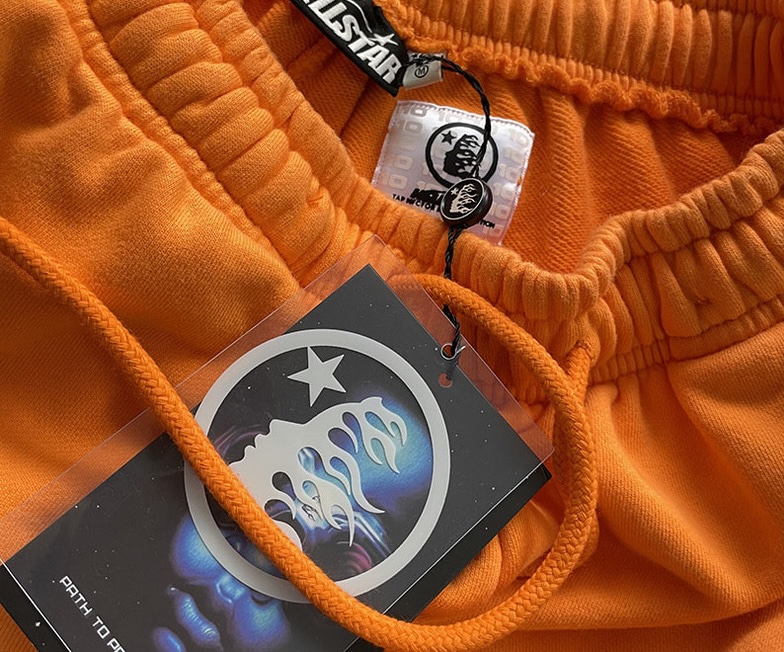 Hell$tar Studios Fire Orange Hoodie pants