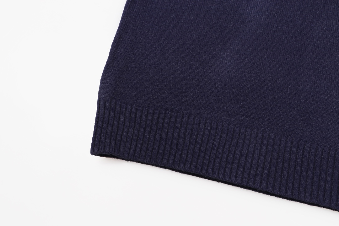 Supreme Embroidered Letter Logo Crewneck Wool Knit Sweater