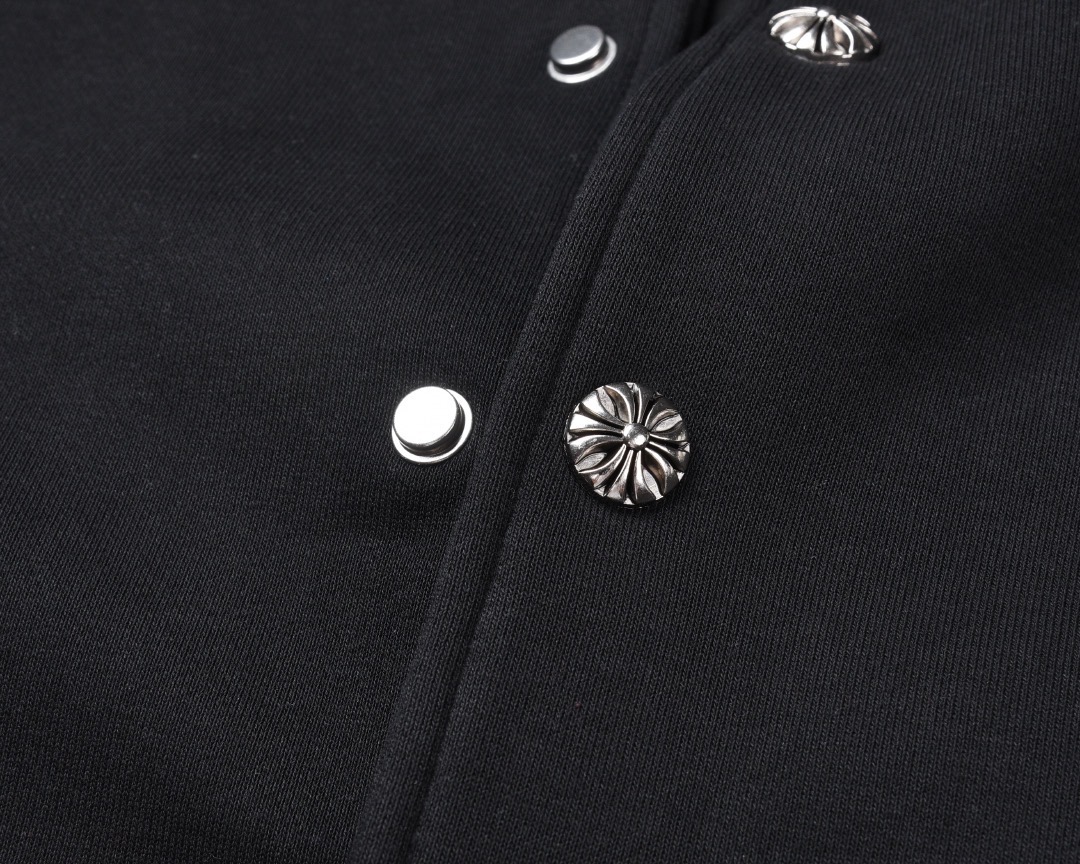 Chrome Hearts Sanskrit Cross Wool Varsity Jacket