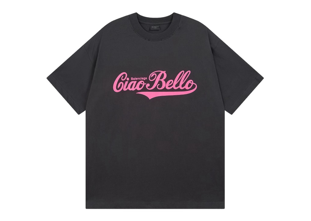 Balanciag@ Ciao Hello Printing 2025 Tee