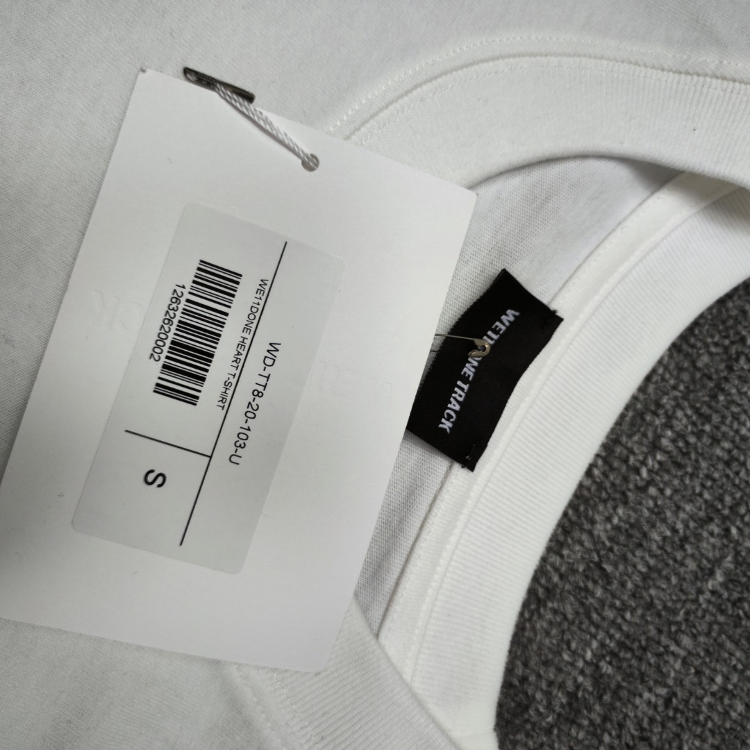 WE11D0NETRACK  New Colorful Hand-Painted Graffiti T-Shirt