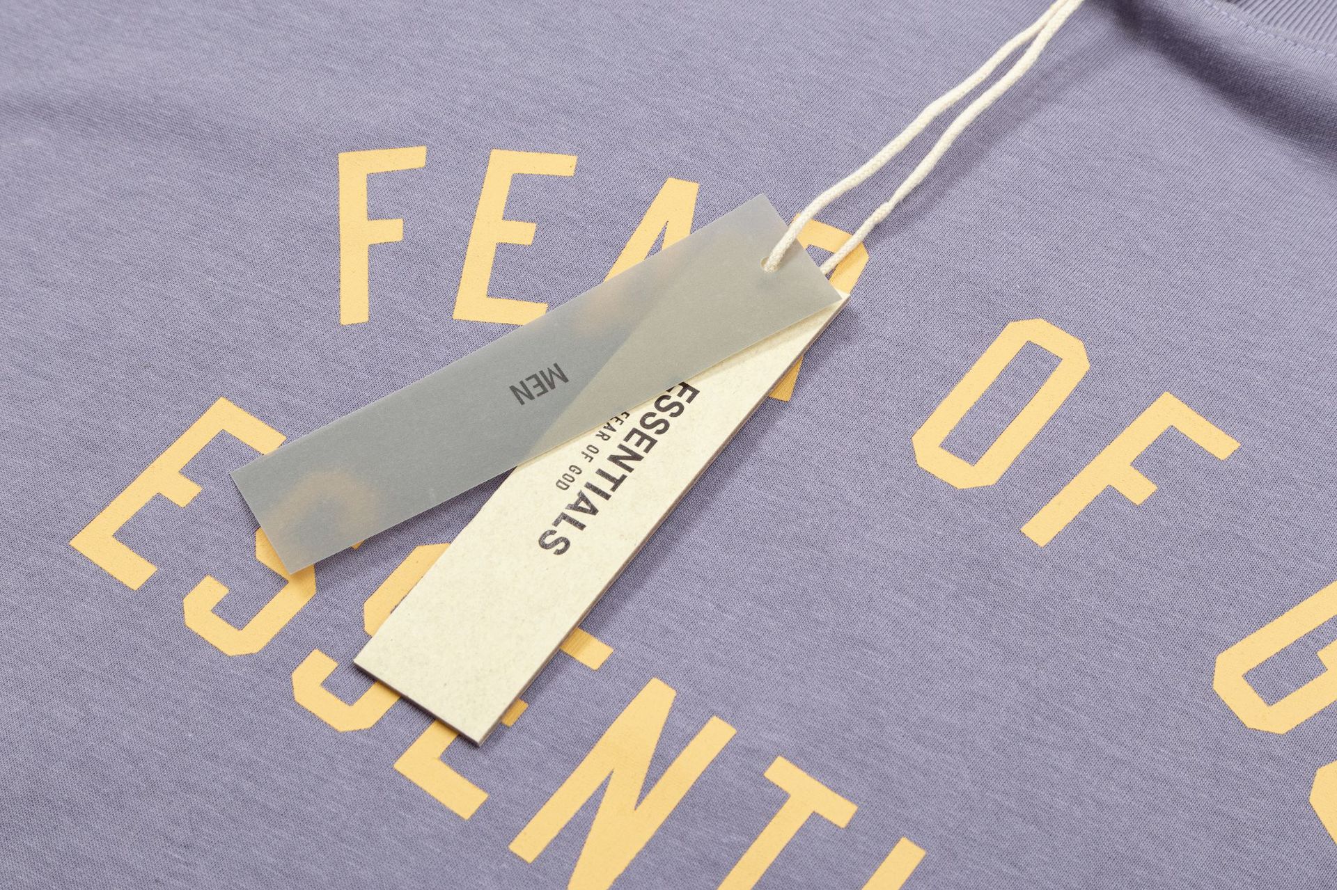 FOG  Essentials 2025 Spring SummerLetter Print Short Sleeve T-Shirt