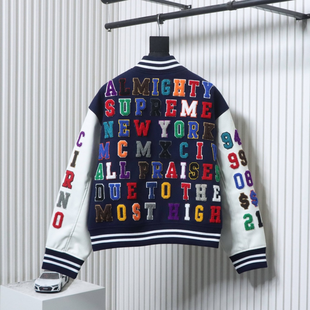 Supreme Week3 Praises Varsity Jacket