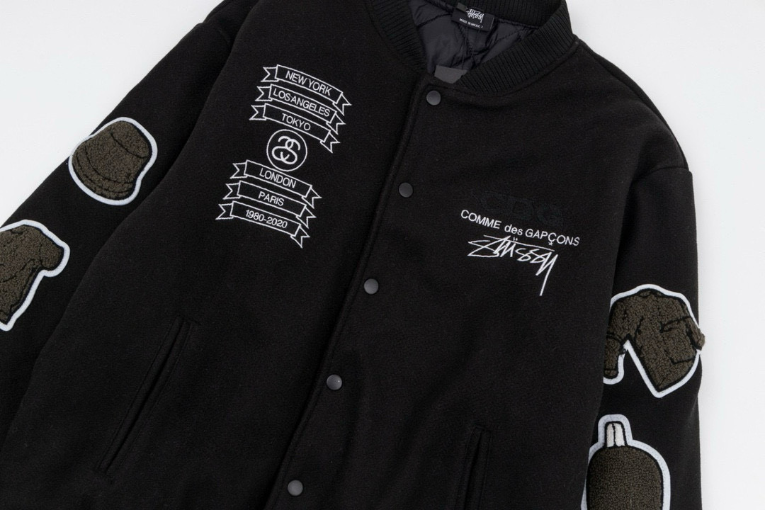 Stussy x CDG 40th Anniversary Limited Jacket