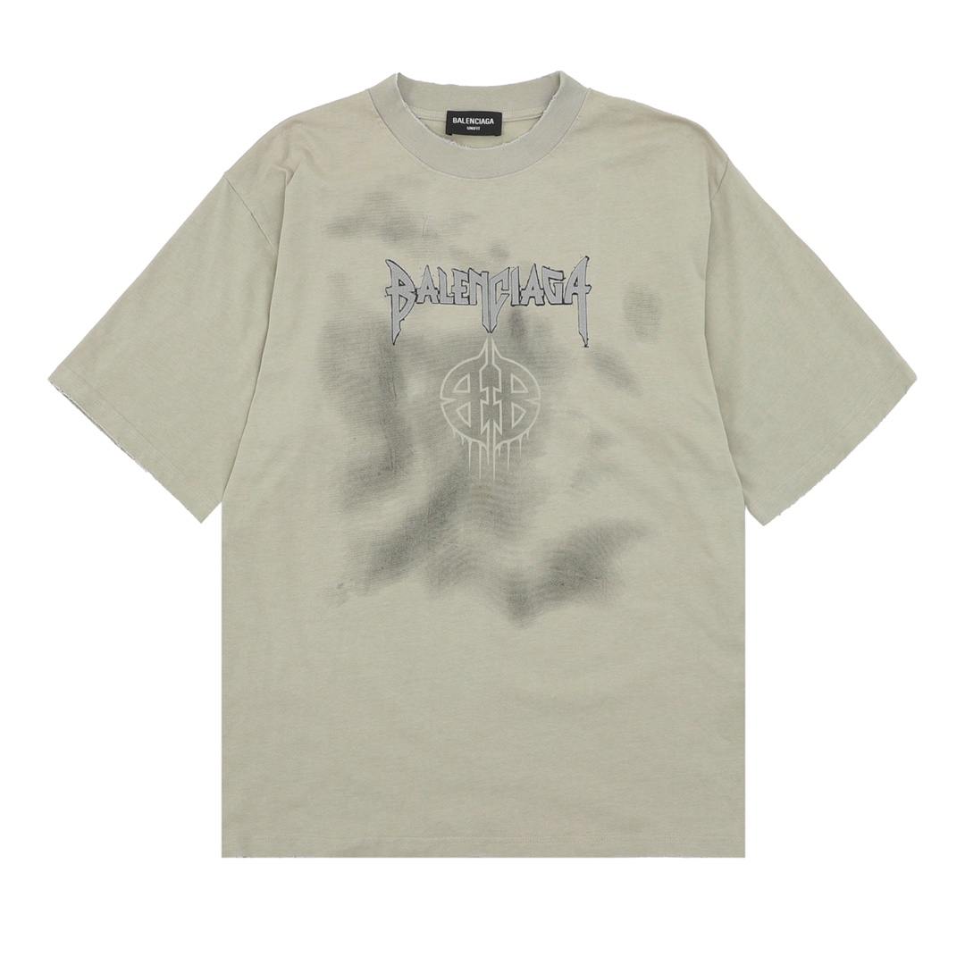 Balancig* Chest letter print T-shirt