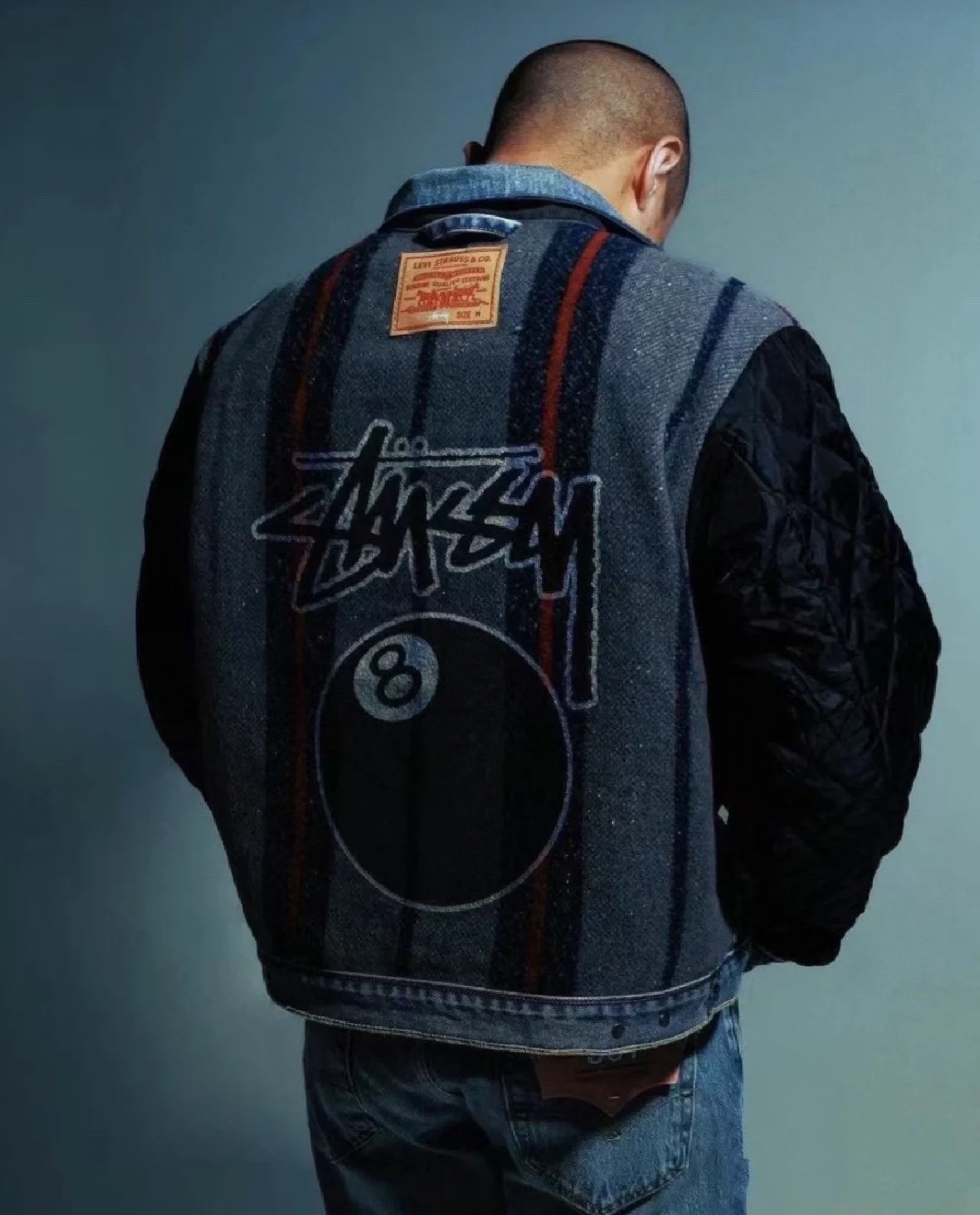 Stussy x Levi‘s 150th Anniversary Embossed Denim Jacket