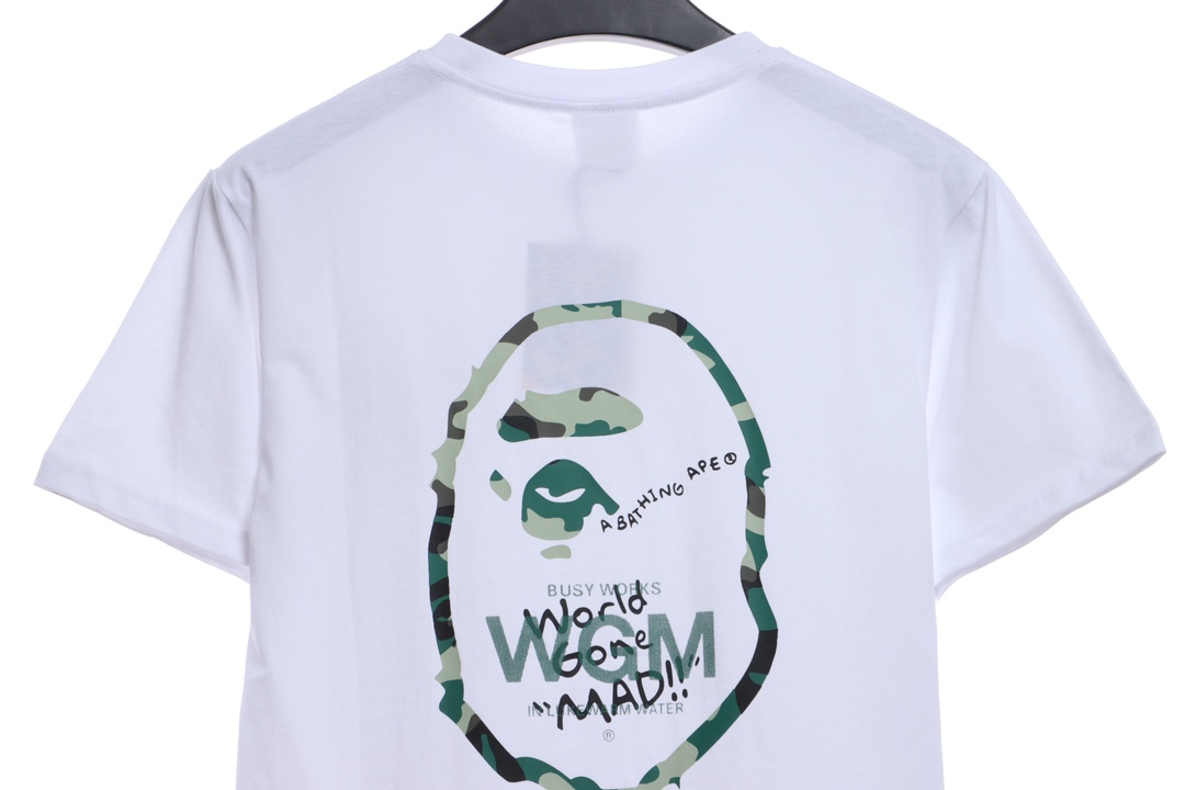 BAPE chest graffiti letters short sleeves