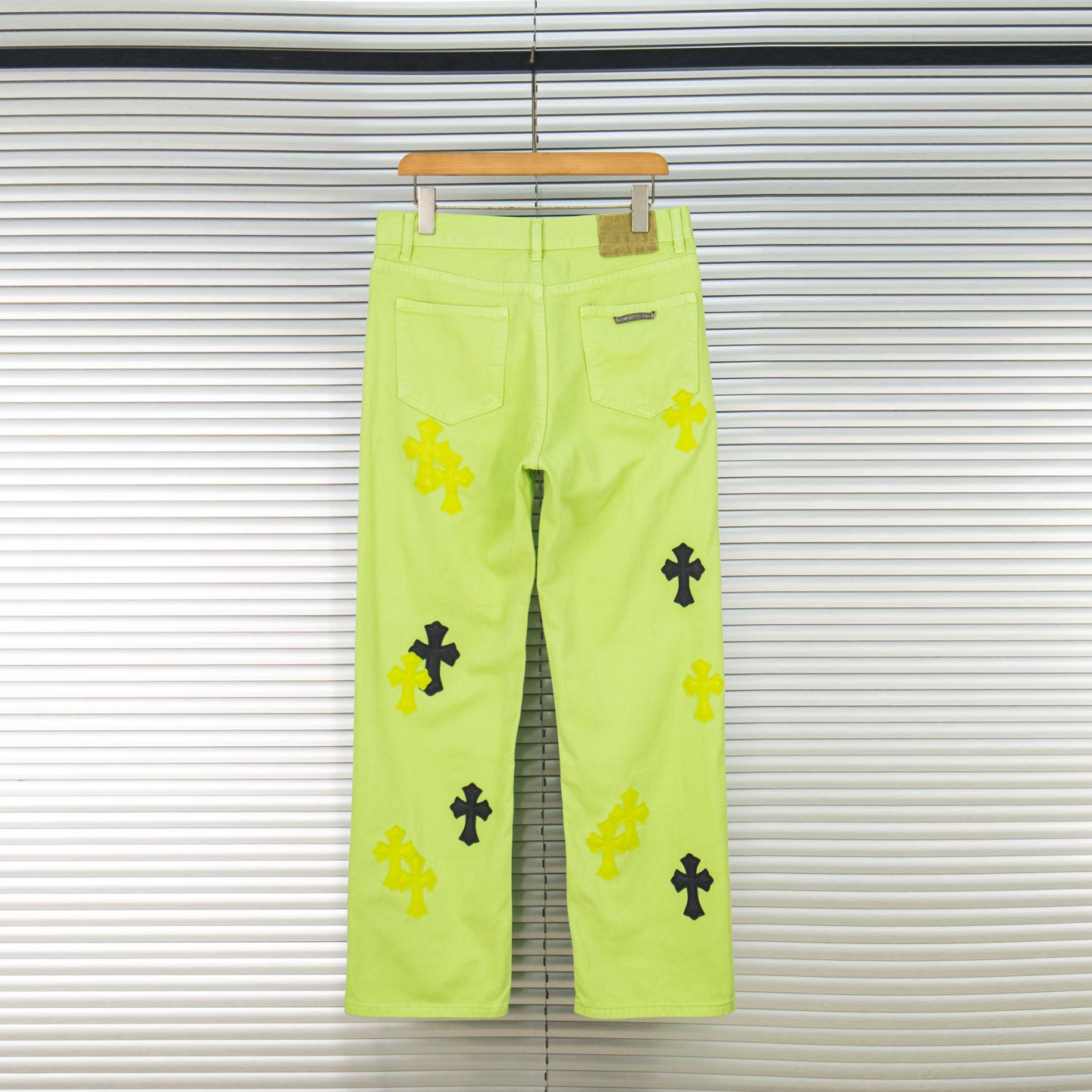 Chrome Hearts Croesses Dopamine Green Pants