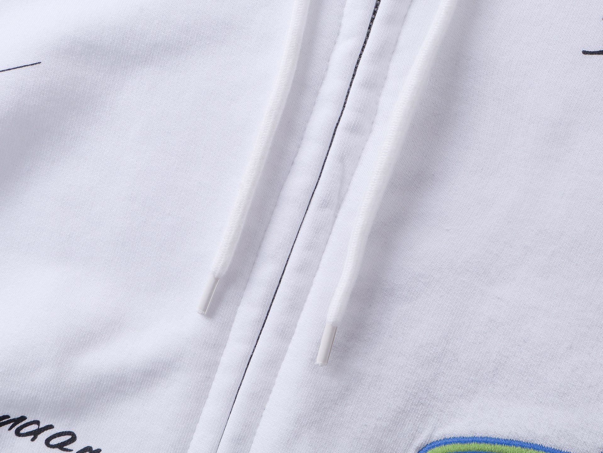 Balanciag@ Signature Print Hand-Painted Graffiti Cardigan Hoodie FW26