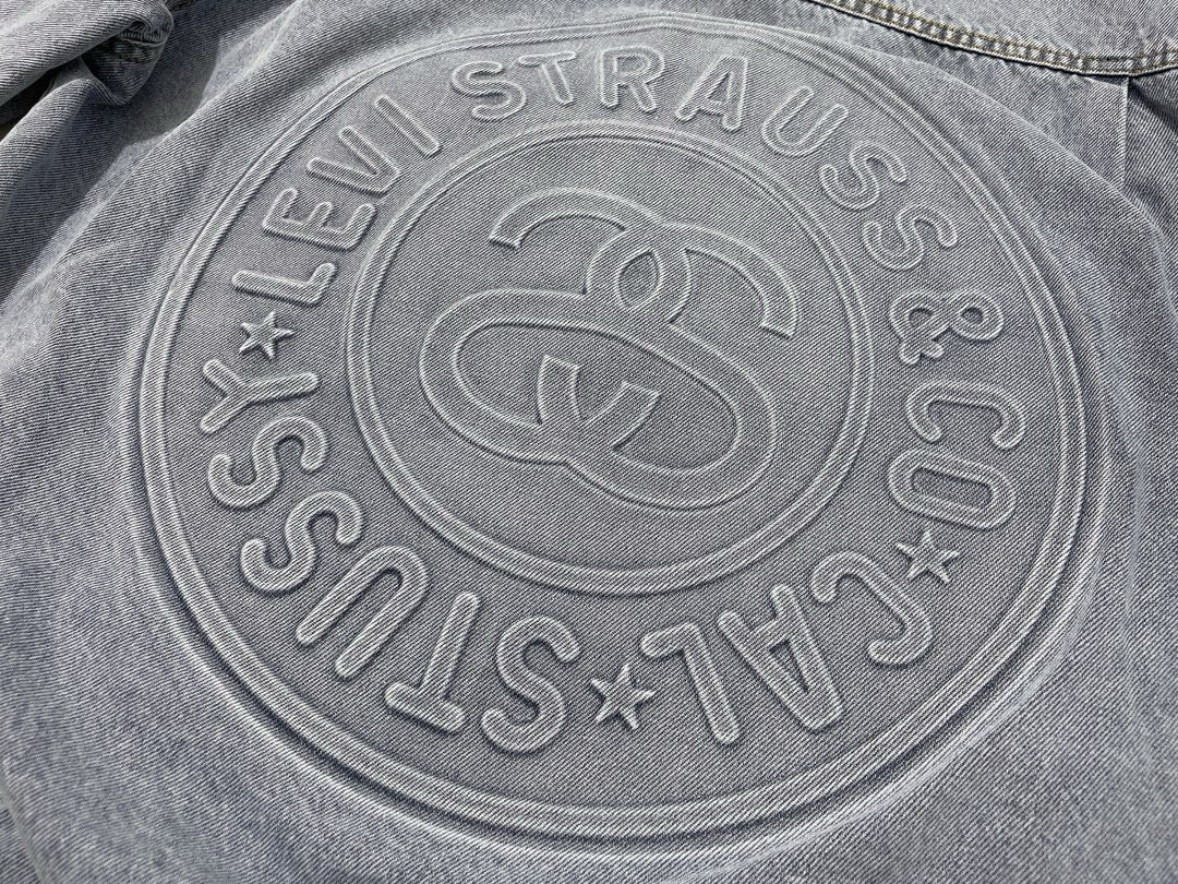 Stussy x Levi‘s 150th Anniversary Embossed Denim Jacket