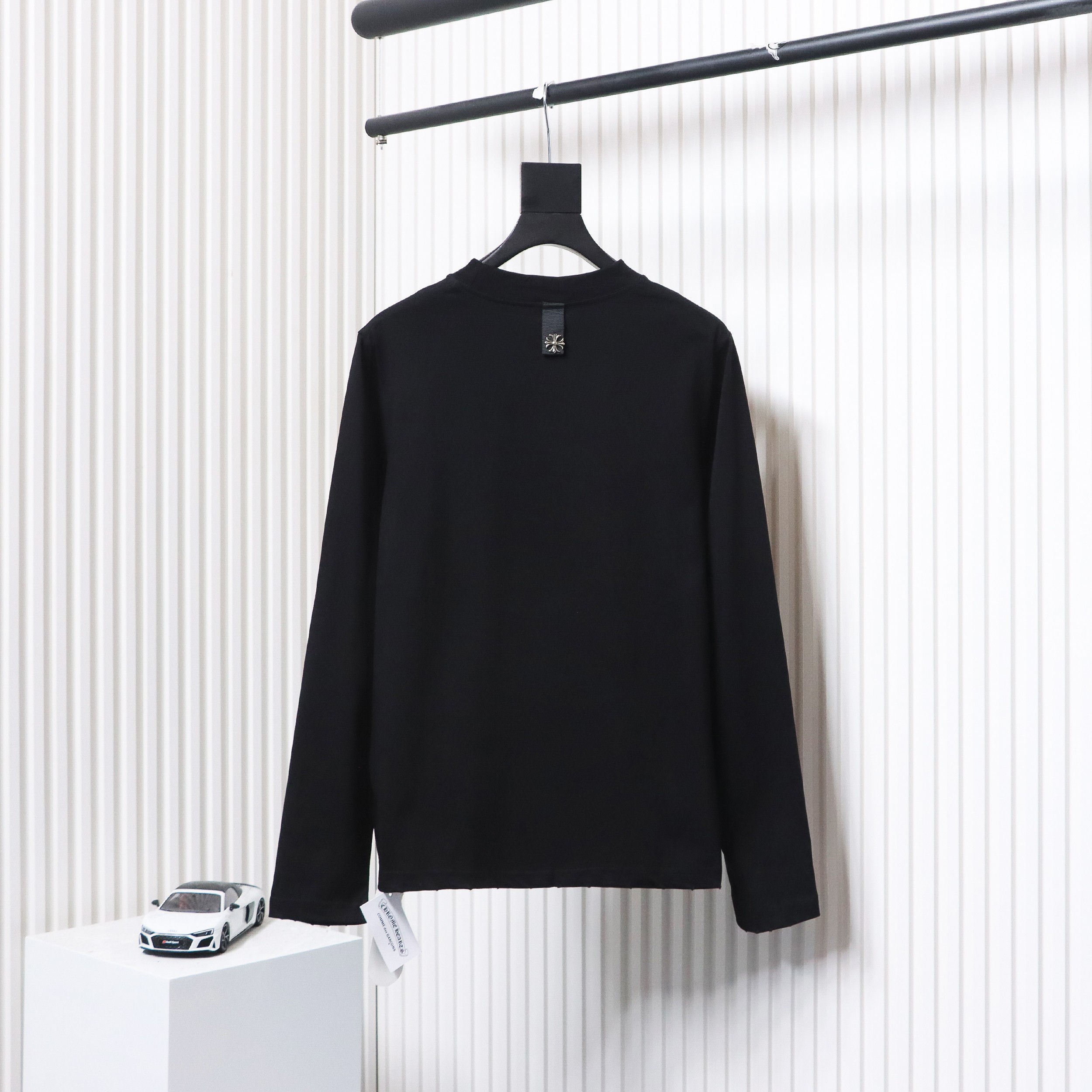 Chrome Heart Cross pendant Long Sleeve T-Shirt