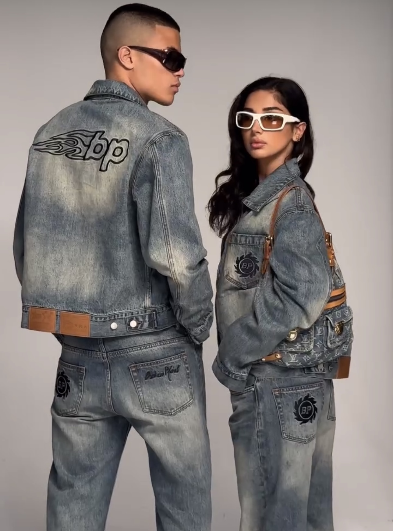 Broken Planet Washed Grey Denim Jeans